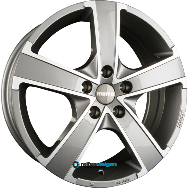 MOMO WIN PRO EVO 6.5x15 ET40 4x108 NB72.3 Glossy Anthracite Diamond Cut