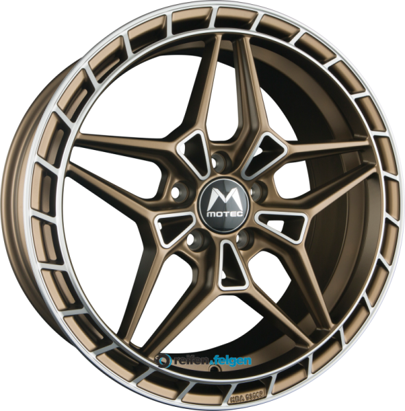 MOTEC FUTURA (MTC16) 8.5x19 ET45 5x112 NB66.6 Bronze Matt Poliert