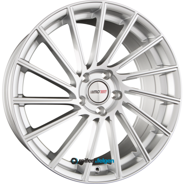 MOTEC TORNADO (MCT9) 10.5x21 ET35 5x112 NB66.6 High Gloss Silver