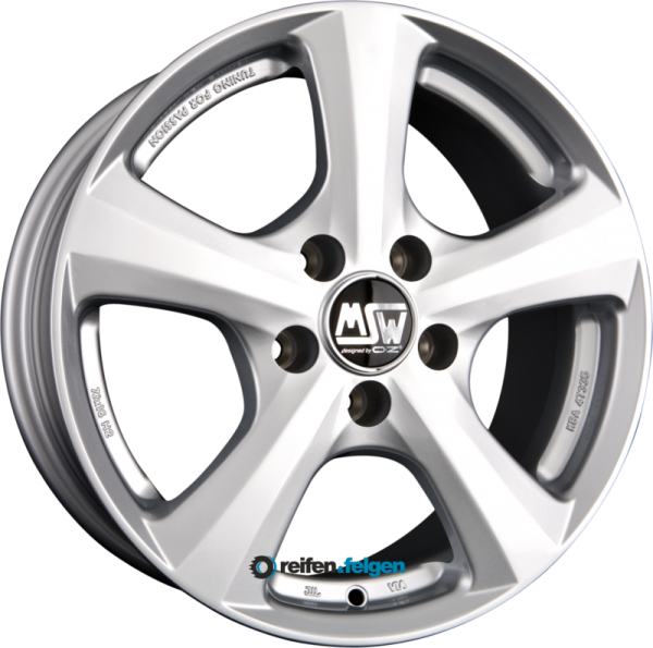 MSW MSW 19 7x16 ET45 5x108 NB73.1 Full Silver