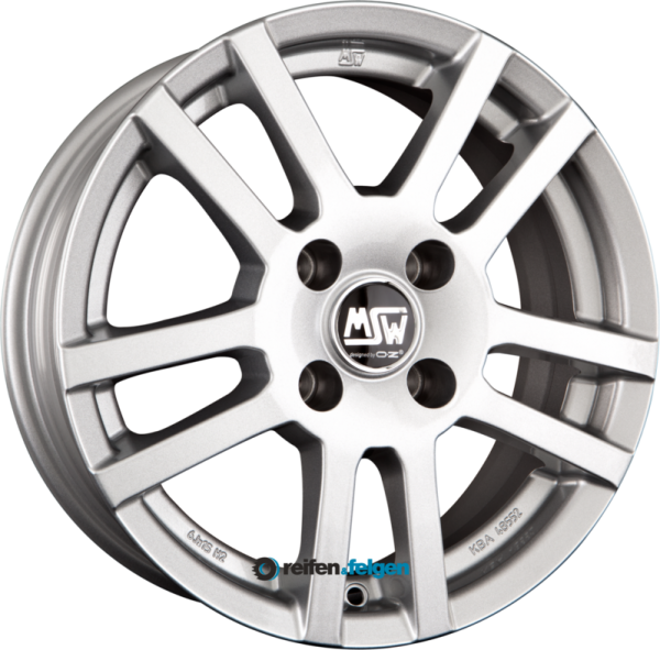 MSW MSW 22 6.5x16 ET18 4x108 NB65.1 Full Silver