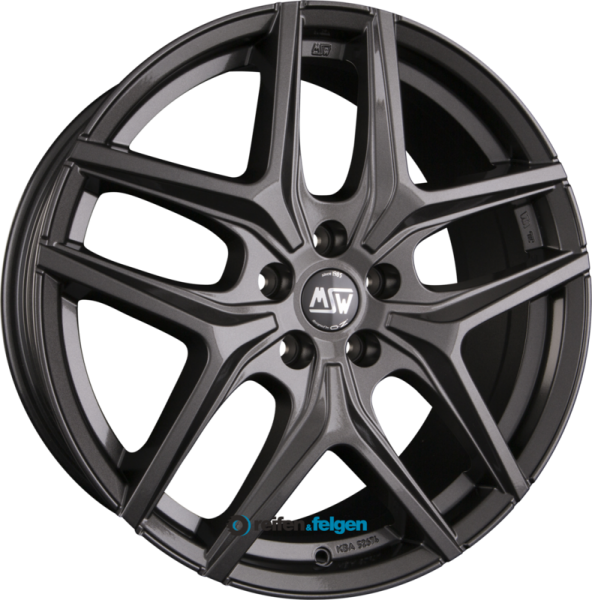 MSW MSW 40 7x17 ET45 5x114.3 NB73.1 Gloss Gun METal