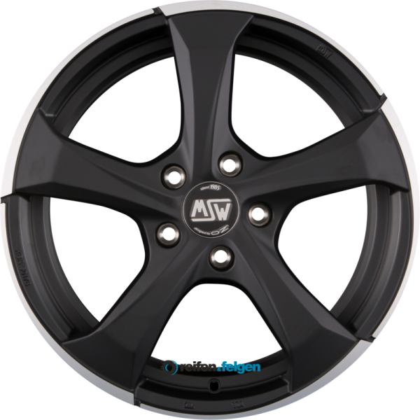 MSW MSW 47 8x19 ET21 5x112 NB66.6 Matt Dark Titanium Full Polished