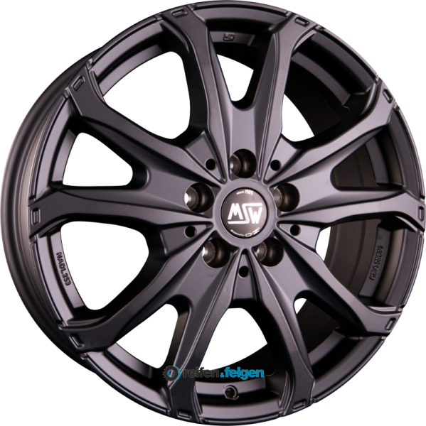 MSW MSW 48 VAN 6.5x16 ET55 5x118 NB71.1 Matt Black