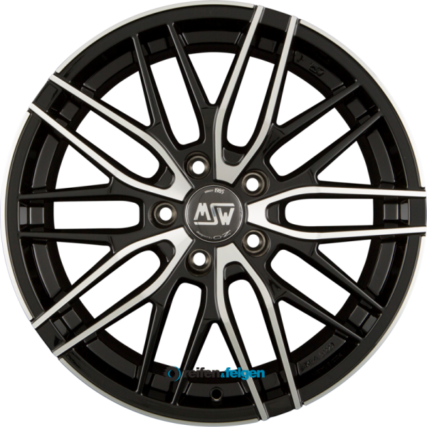 MSW MSW 72 8x18 ET28 5x112 NB66.6 Gloss Black Full Polished