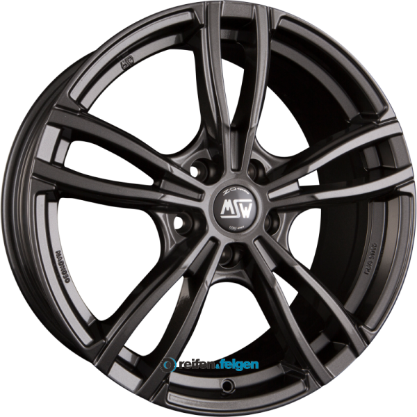 MSW MSW 73 7.5x17 ET48 5x112 NB73.1 Gloss Dark Grey