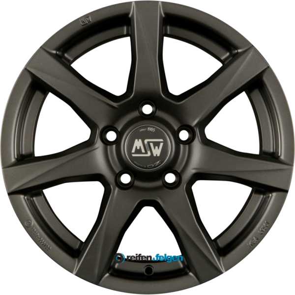 MSW MSW 77 7.5x17 ET50 5x114.3 NB73.1 Matt Dark Grey