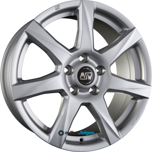 MSW MSW 77 7x16 ET35 5x112 NB66.6 Full Silver