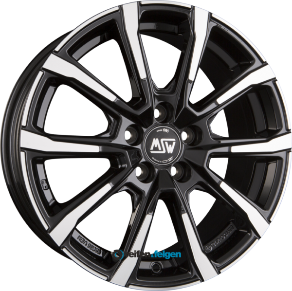 MSW MSW 79 7x17 ET48.5 5x114.3 NB67.1 Gloss Black Full Polish