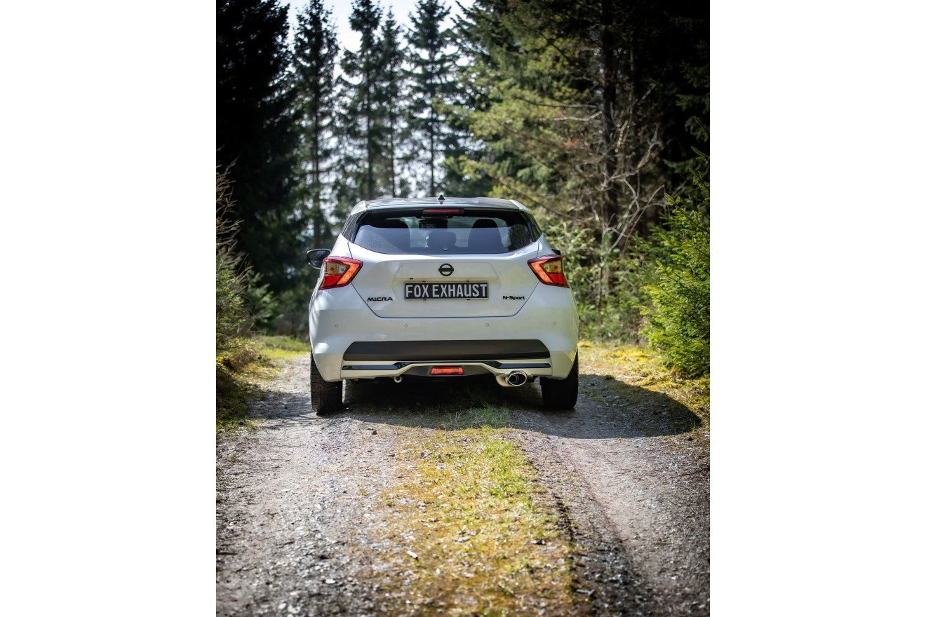 Fox Auspuff Sportauspuff Komplettanlage für Nissan Micra K14 N 1,0l 86kW