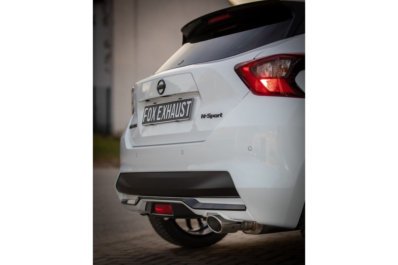 Fox Auspuff Sportauspuff Endschalldämpfer für Nissan Micra K14 N 1,0l 86kW