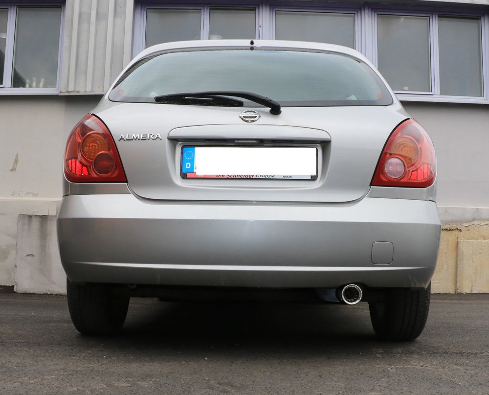 Fox Auspuff Sportauspuff Komplettanlage für Nissan Almera - N16 Hatchback