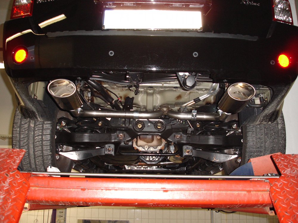 Fox Duplex Endrohrsystem für Nissan Pathfinder R51