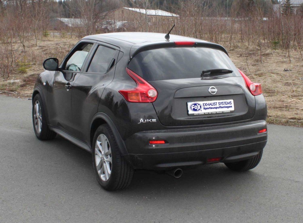 Fox Auspuff Sportauspuff Endschalldämpfer für Nissan Juke - F15 1.6l 140kW