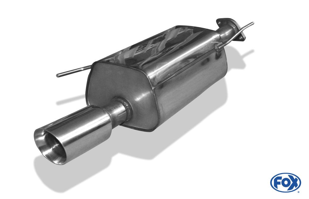 Fox Auspuff Sportauspuff Endschalldämpfer für Nissan Juke - F15 1.6l 140kW