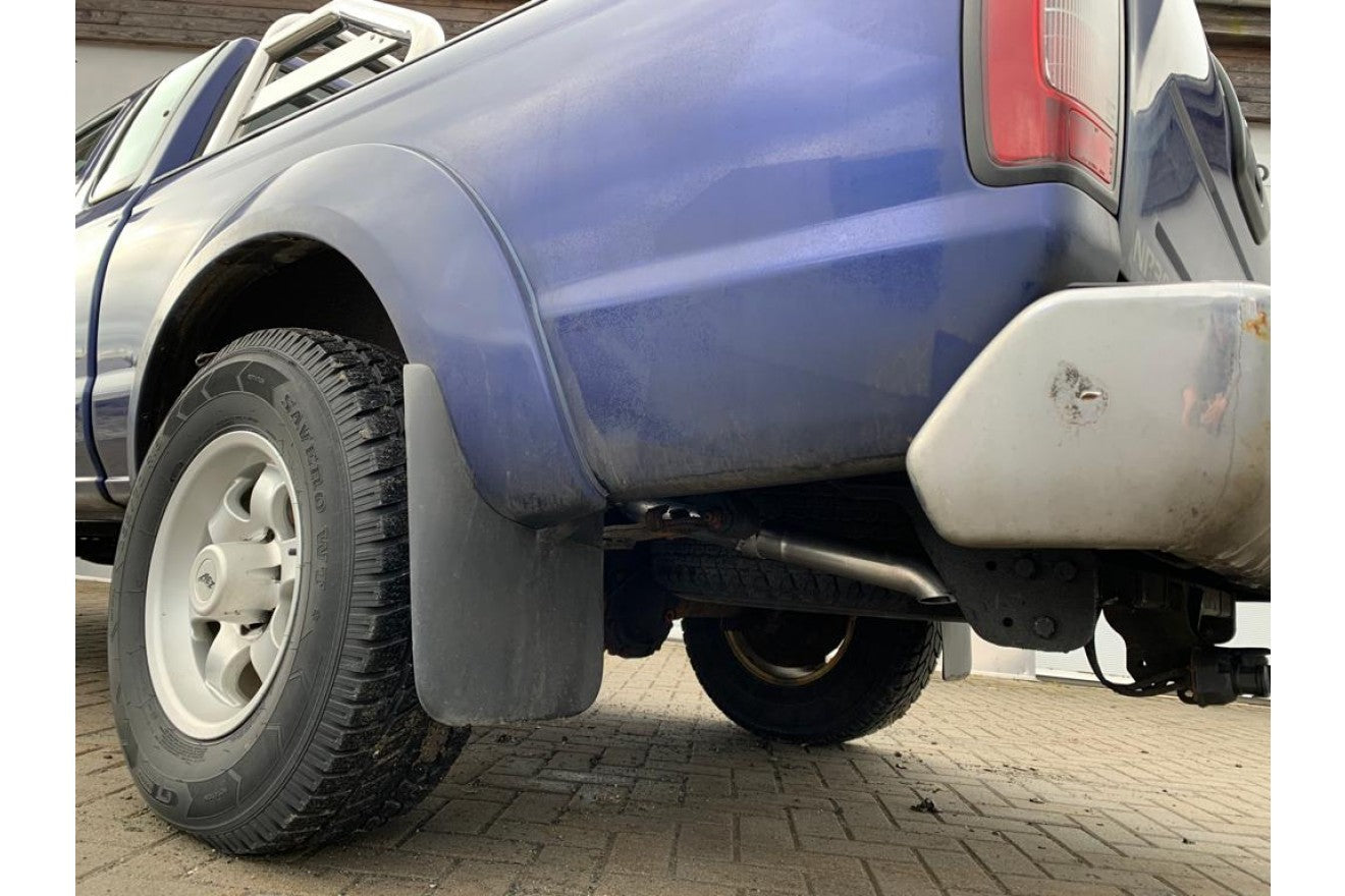 Fox Auspuff Sportauspuff Endschalldämpfer für Nissan NP300 Pickup 4WD D22 2.5