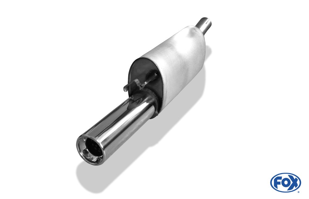 Fox Auspuff Sportauspuff Sportendschalldämpfer für Opel Corsa A-CC 1,2l