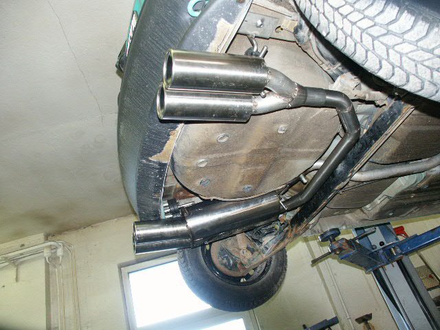Fox Duplex Auspuff Sportauspuff Komplettanlage für Opel Corsa B 1.2l 33/48kW