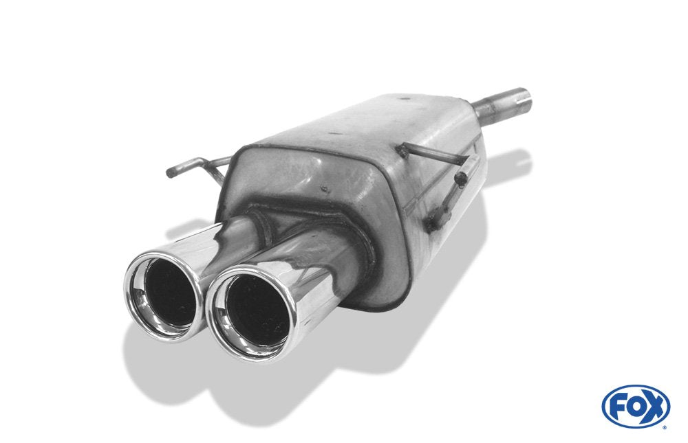 Fox Auspuff Sportauspuff Sportendschalldämpfer für Opel Corsa C 1,4l 66kW 1,8l