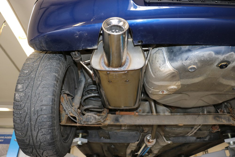 Fox Auspuff Sportauspuff Endschalldämpfer für Opel Corsa C 1.8l 92kW 1.3l D 51kW