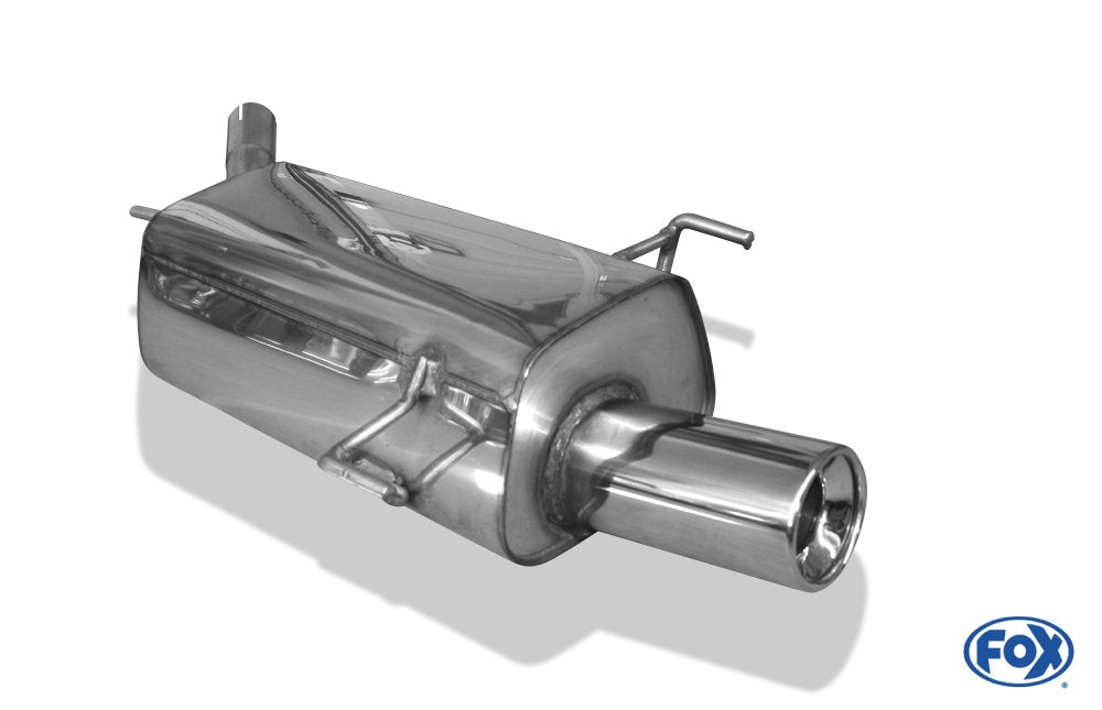 Fox Auspuff Sportauspuff Endschalldämpfer für Opel Corsa C 1.8l 92kW 1.3l D 51kW