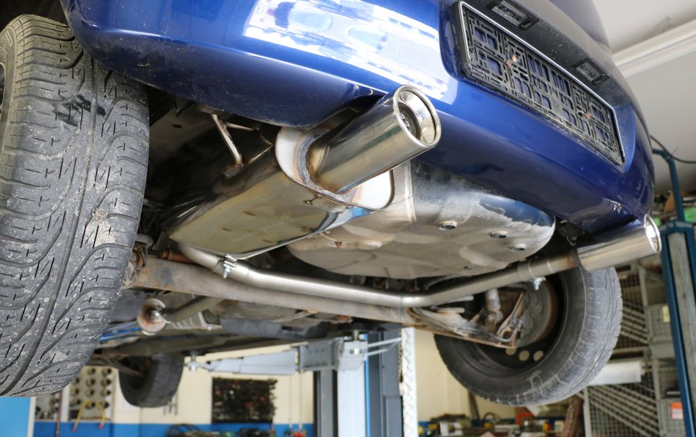 Fox Duplex Auspuff Sportauspuff Komplettanlage für Opel Corsa C 1.2l 55/59kW
