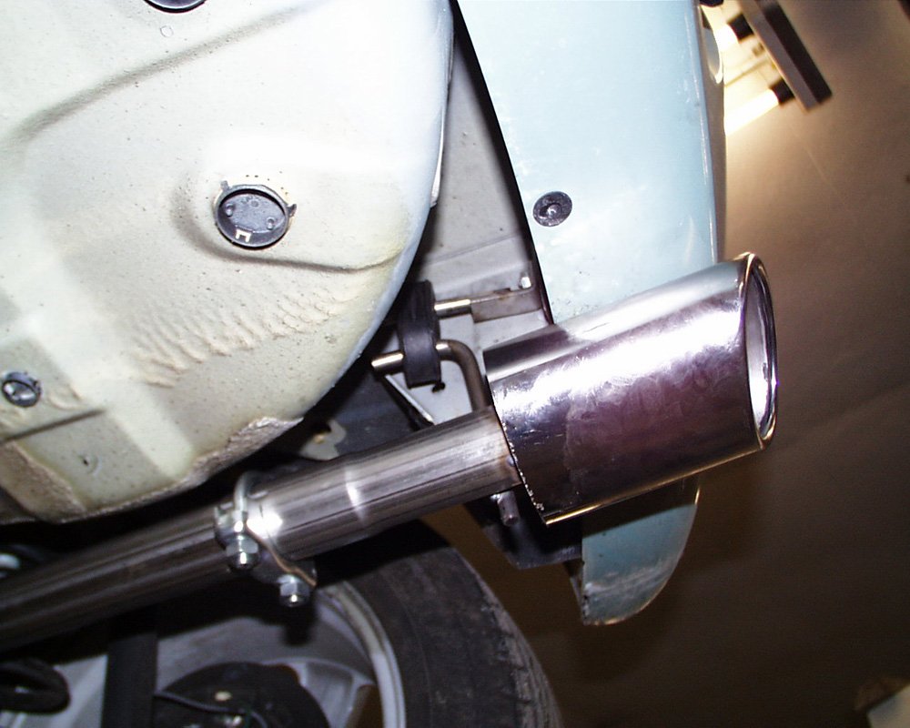 Fox Duplex Auspuff Sportauspuff Sportendschalldämpfer für Opel Corsa C 1.8l 92kW