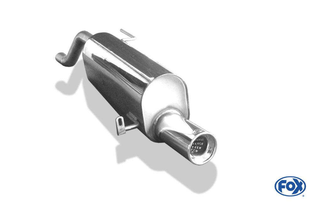 Fox Auspuff Sportauspuff Endschalldämpfer für Opel Corsa D Sportheck oder OPC