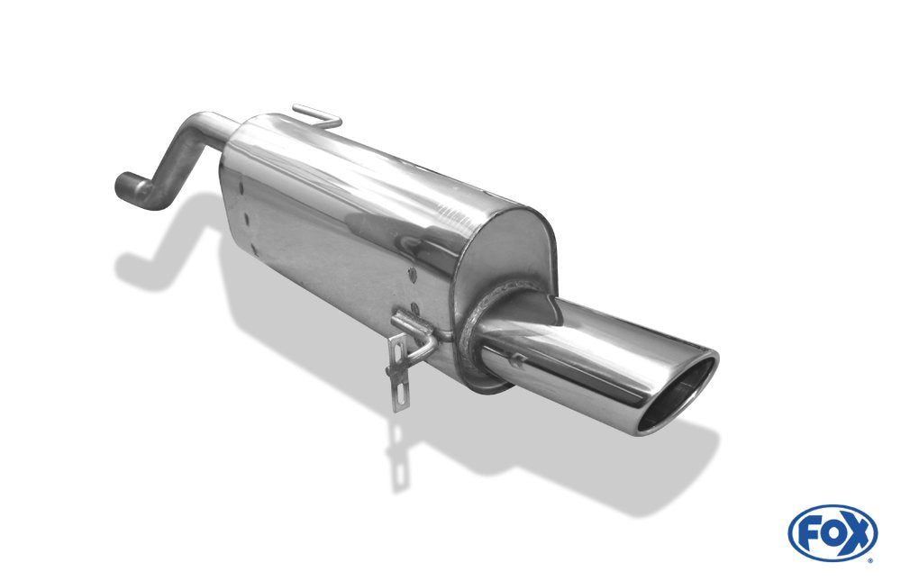Fox Auspuff Sportauspuff Endschalldämpfer für Opel Corsa D Sportheck oder OPC