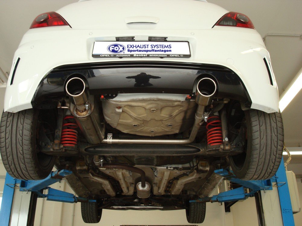 Fox Duplex Sportauspuff für Opel Corsa D - NRE-Edition 1.0l 44kW 1.2l 51/59/63kW