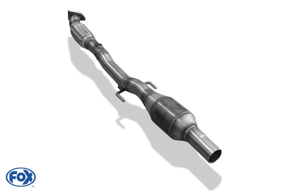 Fox Downpipe mit 200 Zellen HJS-Kat für Opel Corsa D GSI Corsa D OPC 1,6l 110kW