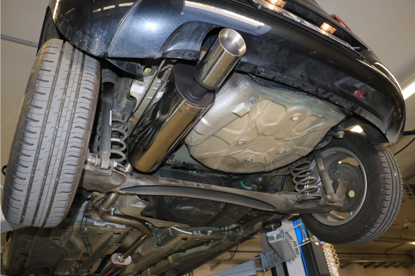 Fox Auspuff Sportauspuff Endschalldämpfer für Opel Corsa E 1.0l 1.2l 1.4l 1.3l