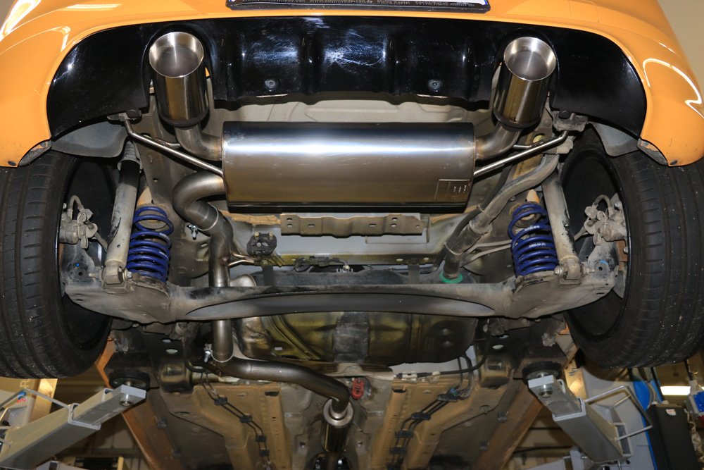 Fox Duplex Auspuff Sportauspuff Komplettanlage für Opel Corsa E OPC 1.6l 152kW