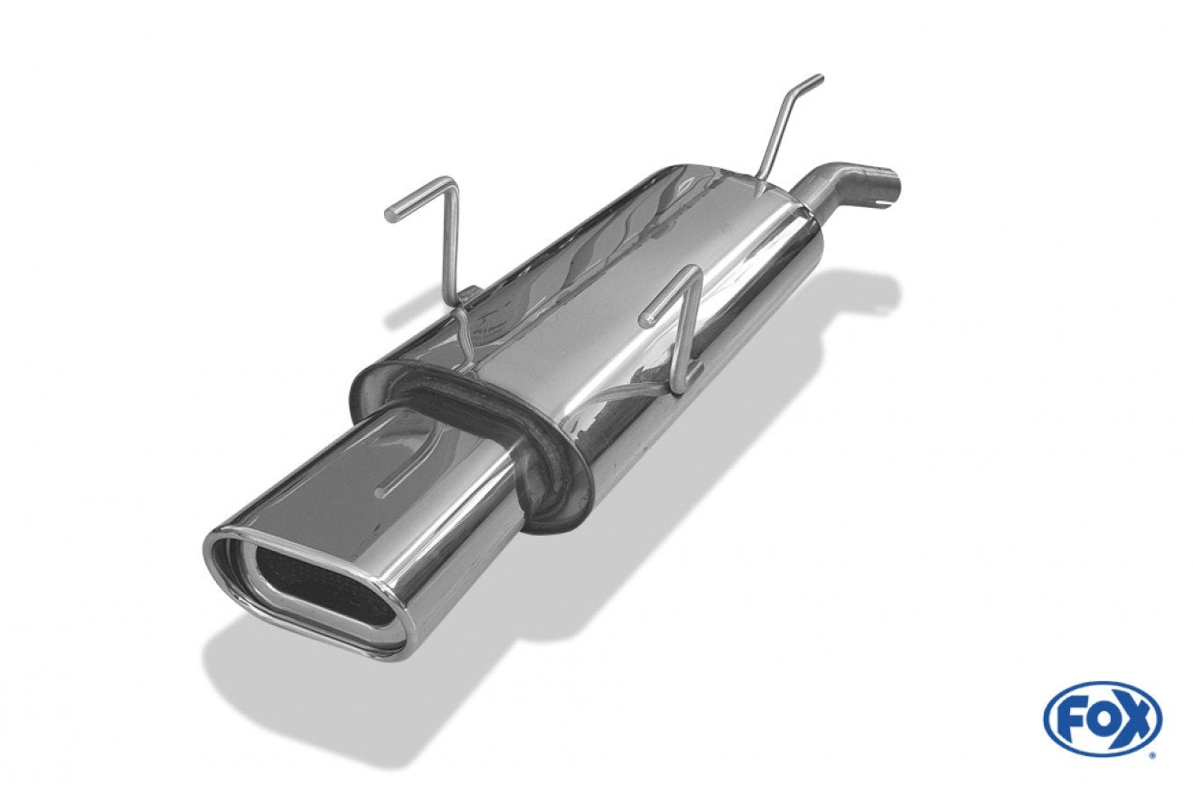Fox Auspuff Sportauspuff Endschalldämpfer für Opel Astra F Caravan 2,0l