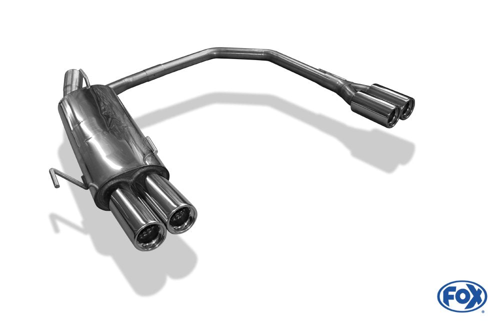 Fox Duplex Auspuff Sportauspuff Komplettanlage für Opel Astra F-CC 2.0l 110kW