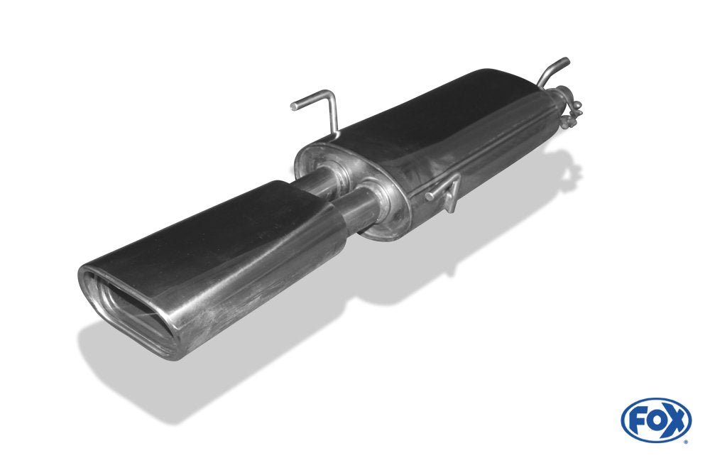 Fox Auspuff Sportauspuff Endschalldämpfer für Opel Astra F Stufenheck 1,4l