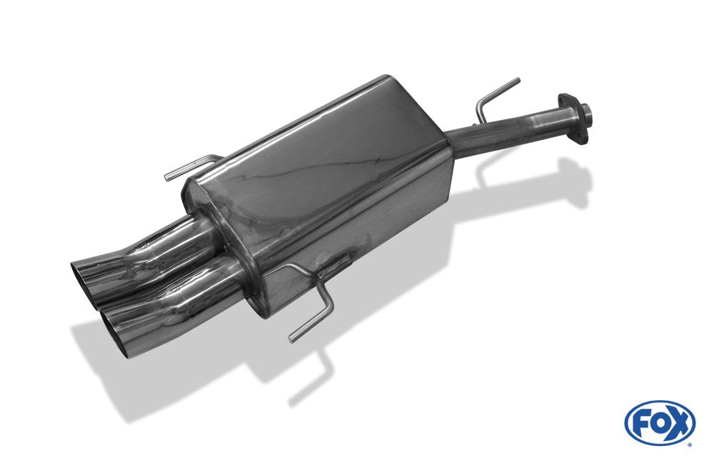 Fox Auspuff Sportauspuff Endschalldämpfer für Opel Astra G-CC 1.6l 55/62/74/76kW
