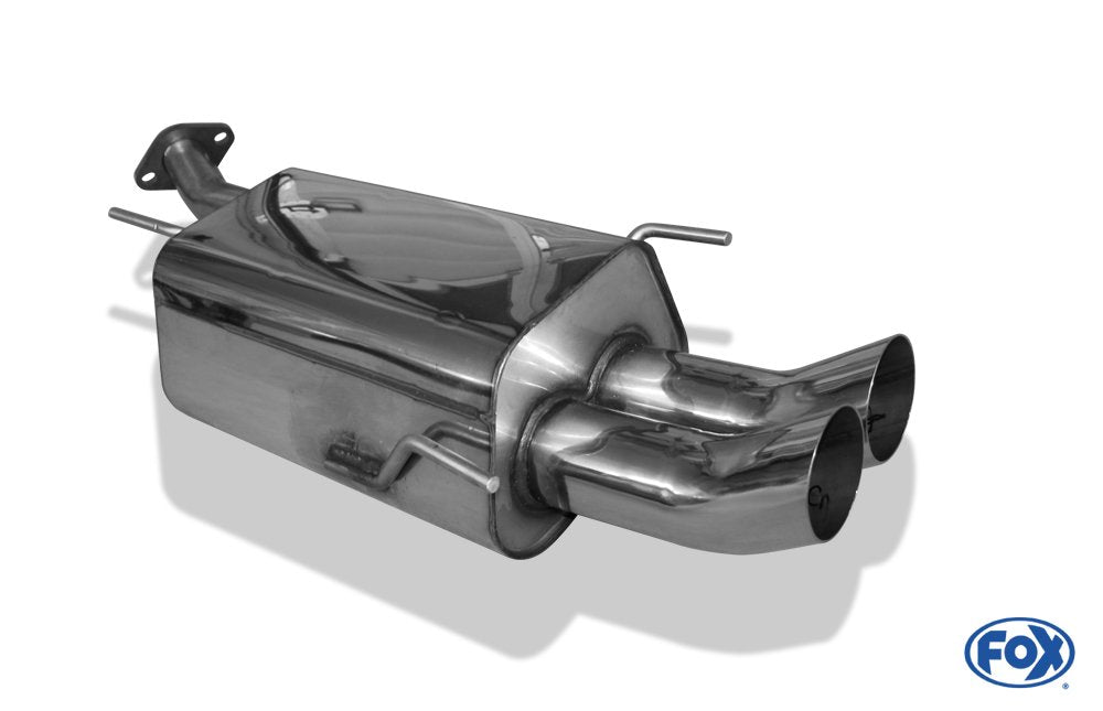 Fox Auspuff Sportauspuff Endschalldämpfer für Opel Astra G-CC 1.6l 55/62/74/76kW