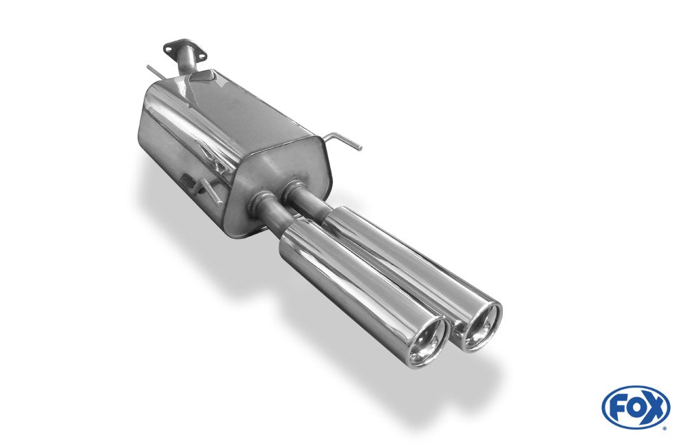 Fox Auspuff Sportauspuff Endschalldämpfer für Opel Astra G Stufenheck 1,8l