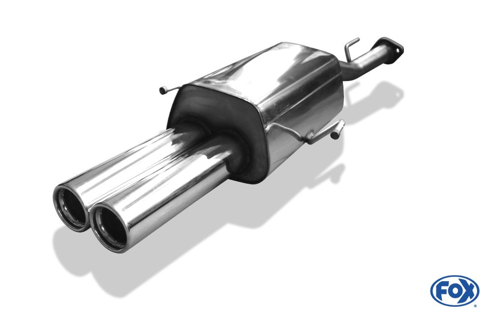 Fox Auspuff Sportauspuff Sportendschalldämpfer für Opel Astra G Coupe 1,8l