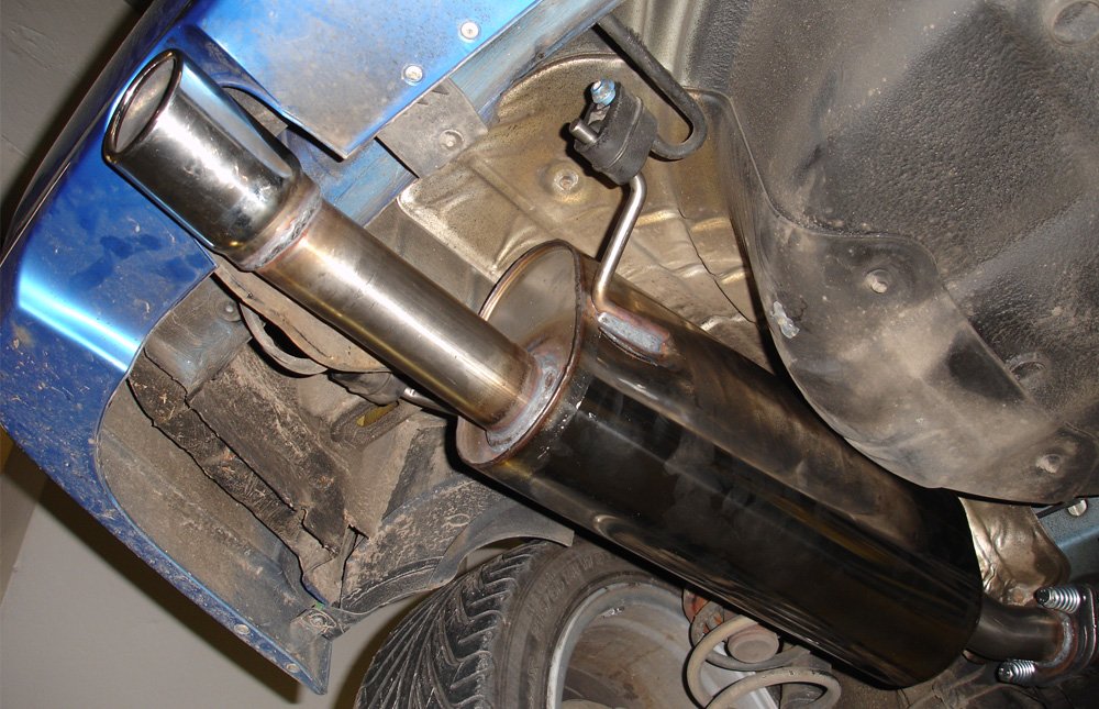 Fox Auspuff Sportauspuff Endschalldämpfer für Opel Astra G OPC Caravan 2,0