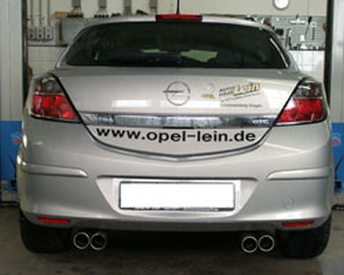 Fox Duplex Auspuff Sportauspuff Komplettanlage für Opel Astra H GTC 1.4 D 66kW