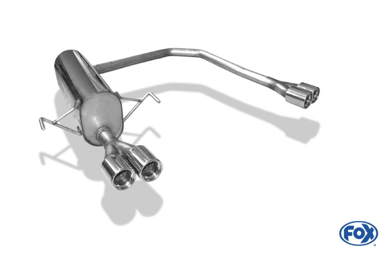 Fox Duplex Auspuff Sportauspuff Komplettanlage für Opel Astra H GTC Turbo 1.6l