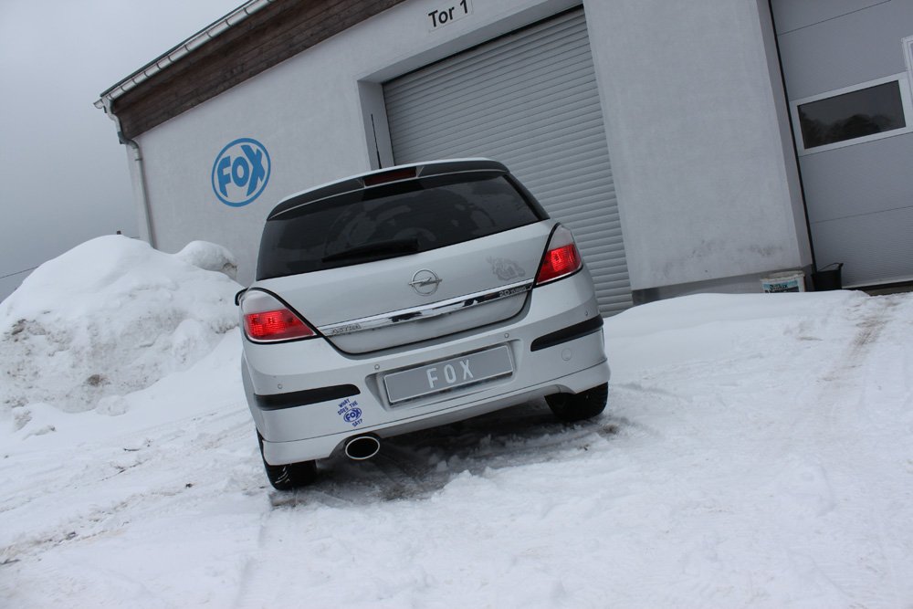 Fox Auspuff Sportauspuff Komplettanlage für Opel Astra H 5-Türer Astra H GTC