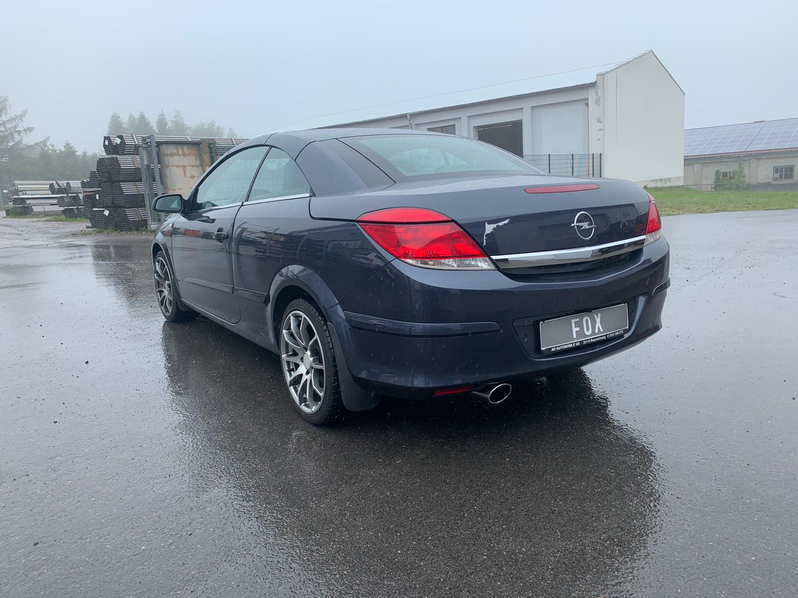 Fox Sportauspuff Endschalldämpfer für Opel Astra H TwinTop 1.6 1.8 1.9