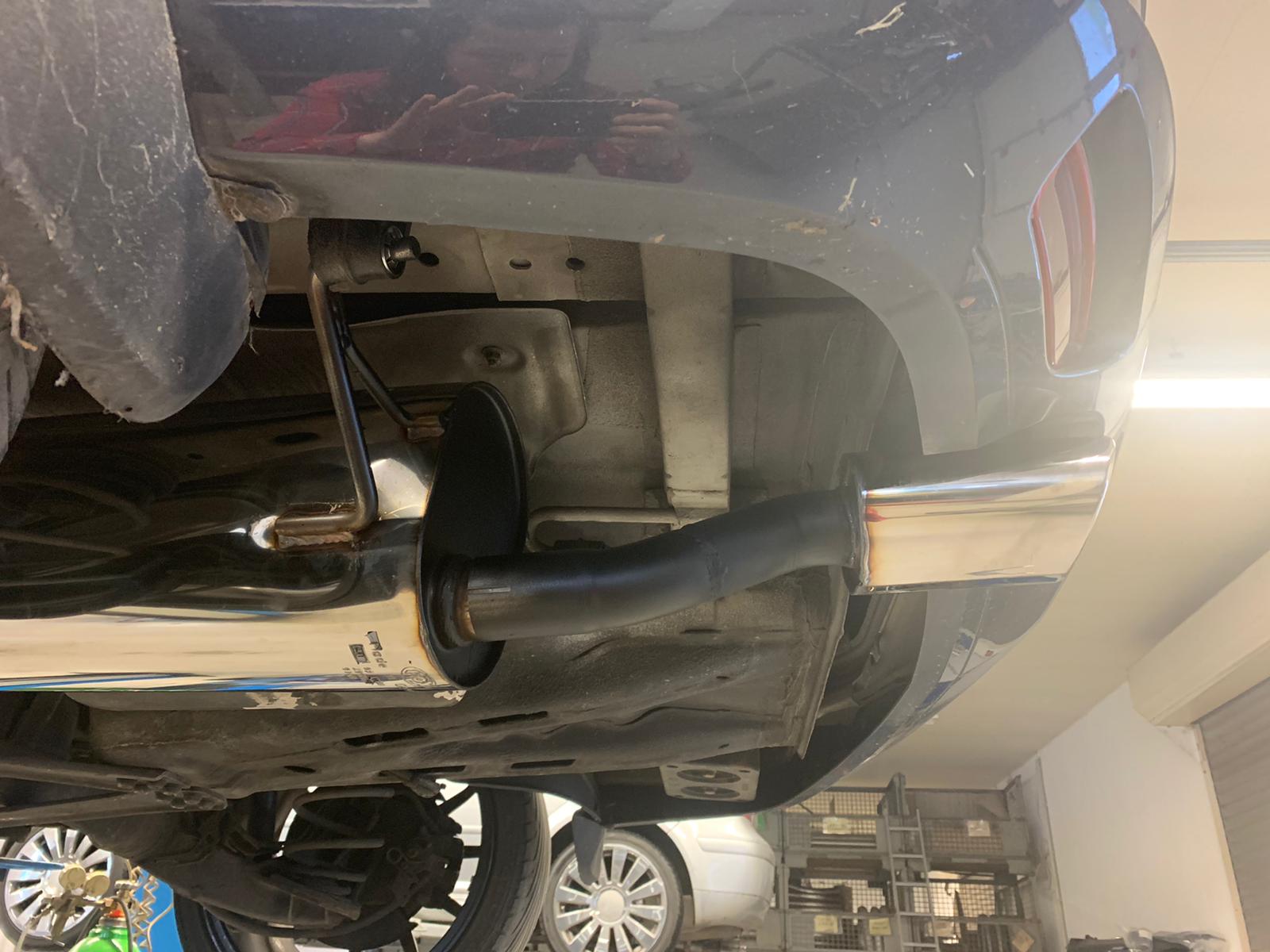 Fox Sportauspuff Endschalldämpfer für Opel Astra H TwinTop 1.6 1.8 1.9