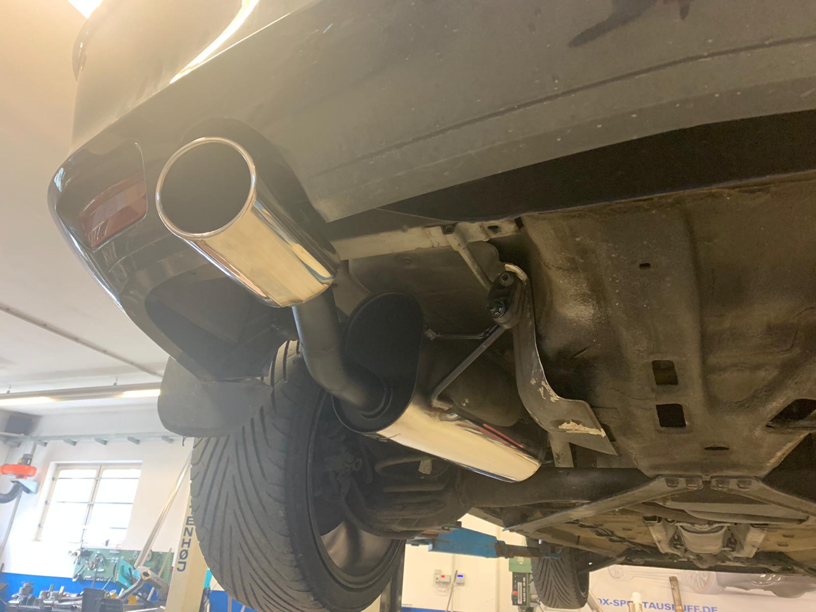 Fox Sportauspuff Endschalldämpfer für Opel Astra H TwinTop 1.6 1.8 1.9