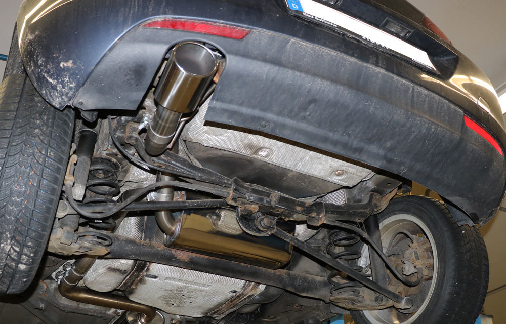 Fox Auspuff Sportauspuff Sportendschalldämpfer für Opel Astra J Limo 1.4l Turbo