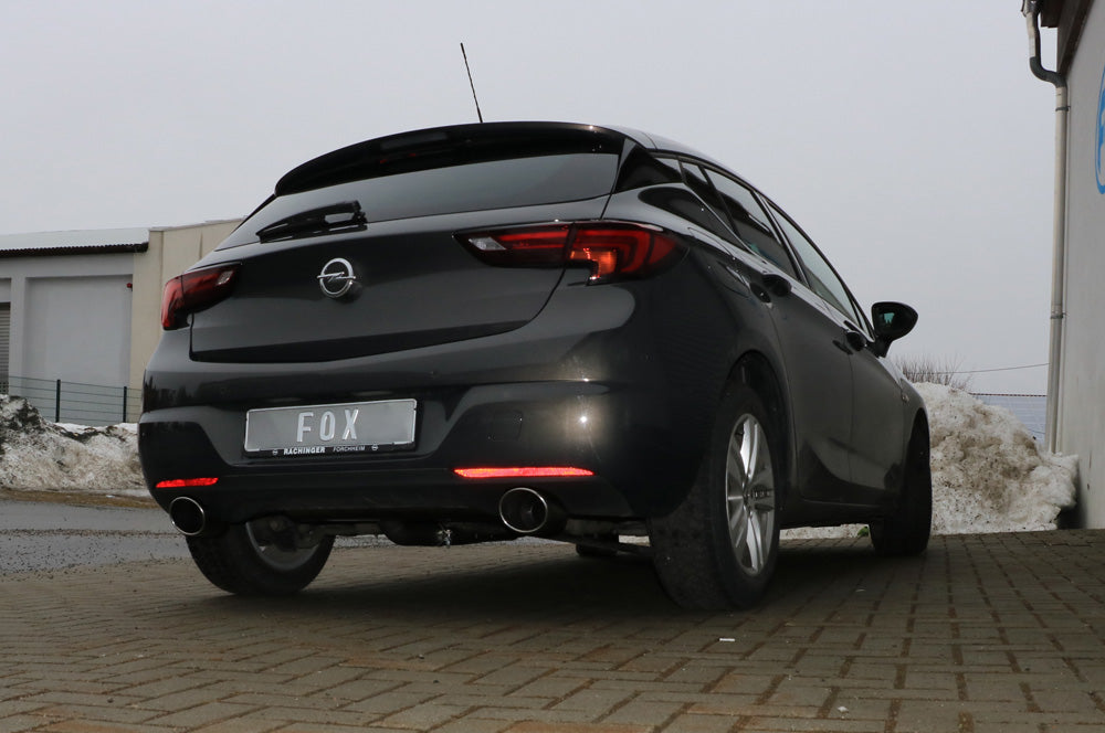 Fox Duplex Auspuff Sportauspuff Komplettanlage für Opel Astra K 1.6l Turbo 147kW