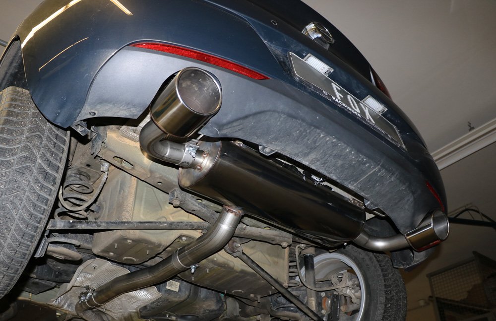 Fox Duplex Auspuff Sportauspuff Endschalldämpfer für Opel Astra K 1,6l Turbo